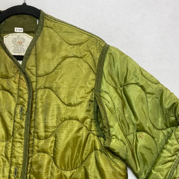 M-65 Field Jacket Liner Mens S Army Green Cold Weather Gibraltar DLA100 - Picture 2 of 13